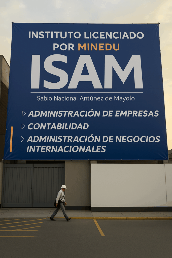 Gigantografía iinstalada en fachada – impresión a todo color en lona resistente