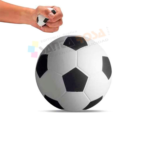Pelota de futbol antiestrés