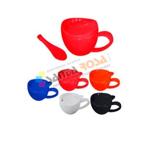 Jarro mug con cuchara