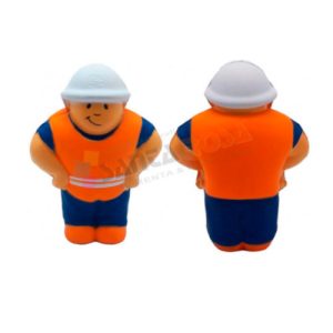 Muñeco minero antiestrés