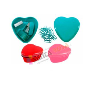 Set de escritorio de corazón