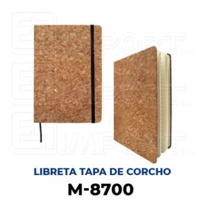 M-8700 | Libreta con Tapa de Corcho
