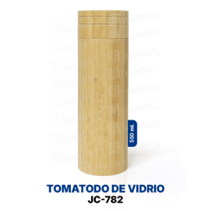 JC-782 | Tomatodo de vidrio bambú