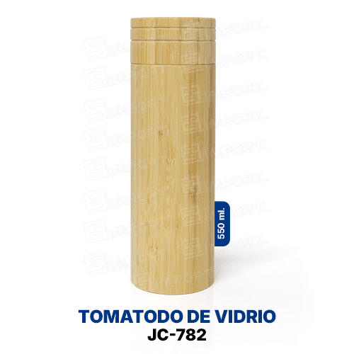 JC-782 | Tomatodo de vidrio bambú
