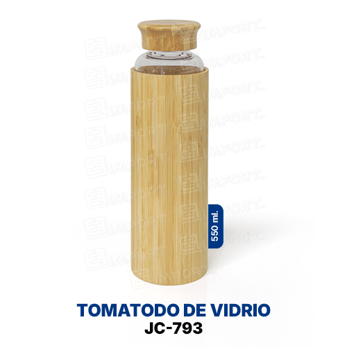 JC-793 | Tomatodo de vidrio bambú