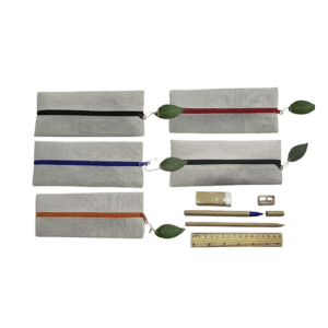 GWP-089 | Set de Escritorio Bolsa Gris con Cierre