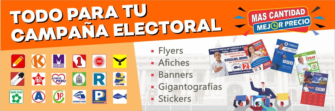 Gigantografia para campaña electoral